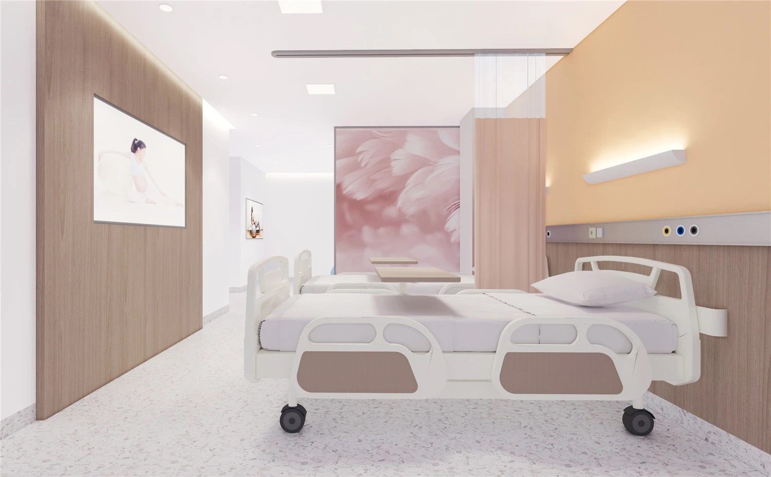 【醫(yī)院案例】婦產(chǎn)醫(yī)院這樣設(shè)計(jì),簡(jiǎn)而不失其華!(圖2) 【醫(yī)院案例】婦產(chǎn)醫(yī)院這樣設(shè)計(jì),簡(jiǎn)而不失其華!(圖2)