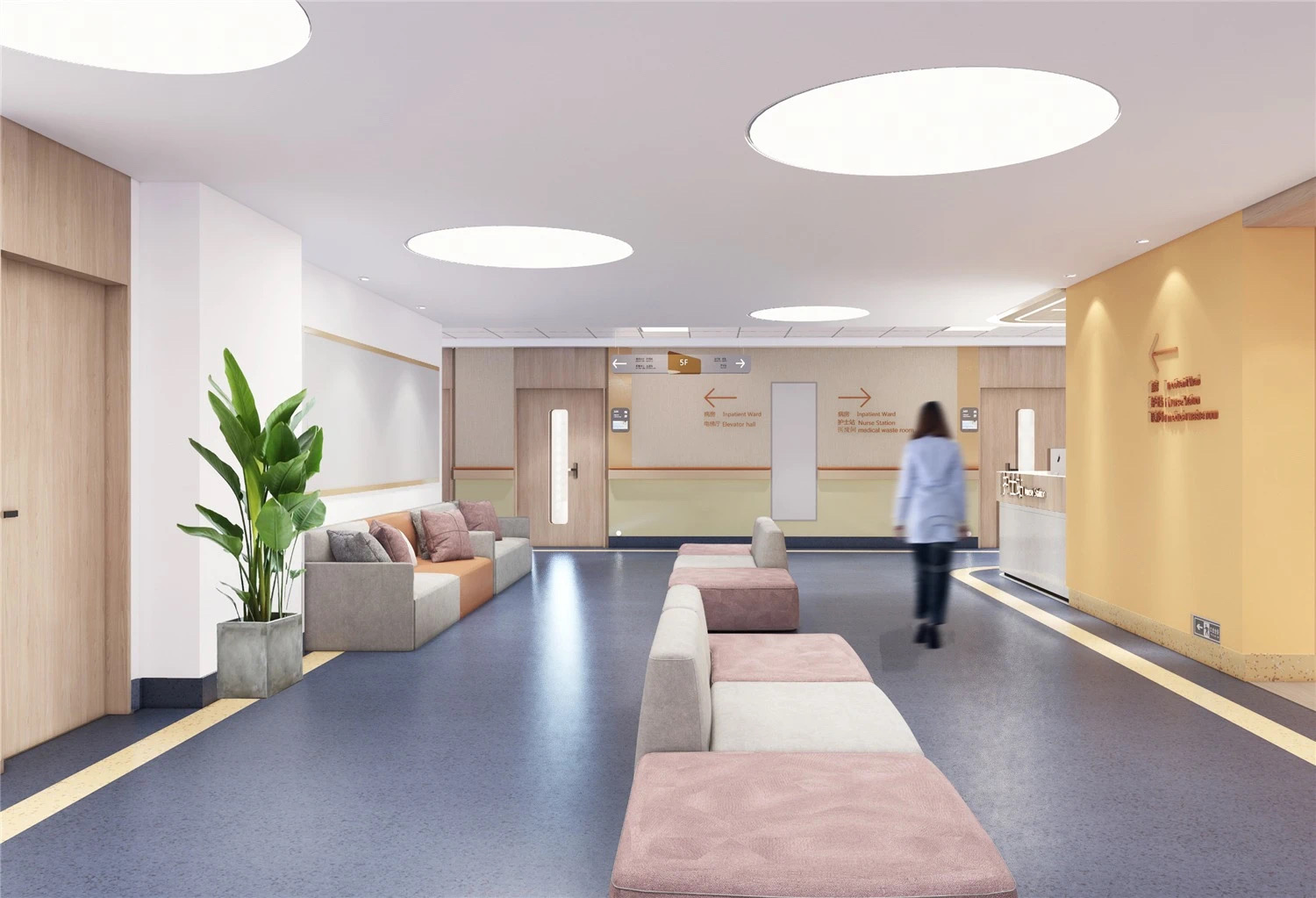 【醫(yī)院案例】婦產(chǎn)醫(yī)院這樣設(shè)計(jì),簡(jiǎn)而不失其華!(圖11) 【醫(yī)院案例】婦產(chǎn)醫(yī)院這樣設(shè)計(jì),簡(jiǎn)而不失其華!(圖11)