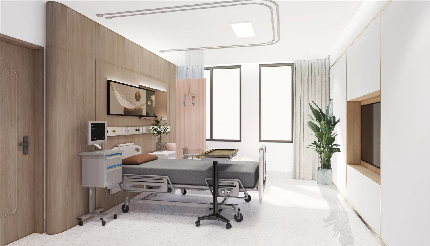 【醫(yī)院案例】婦產(chǎn)醫(yī)院這樣設(shè)計(jì),簡(jiǎn)而不失其華!(圖8) 【醫(yī)院案例】婦產(chǎn)醫(yī)院這樣設(shè)計(jì),簡(jiǎn)而不失其華!(圖8)