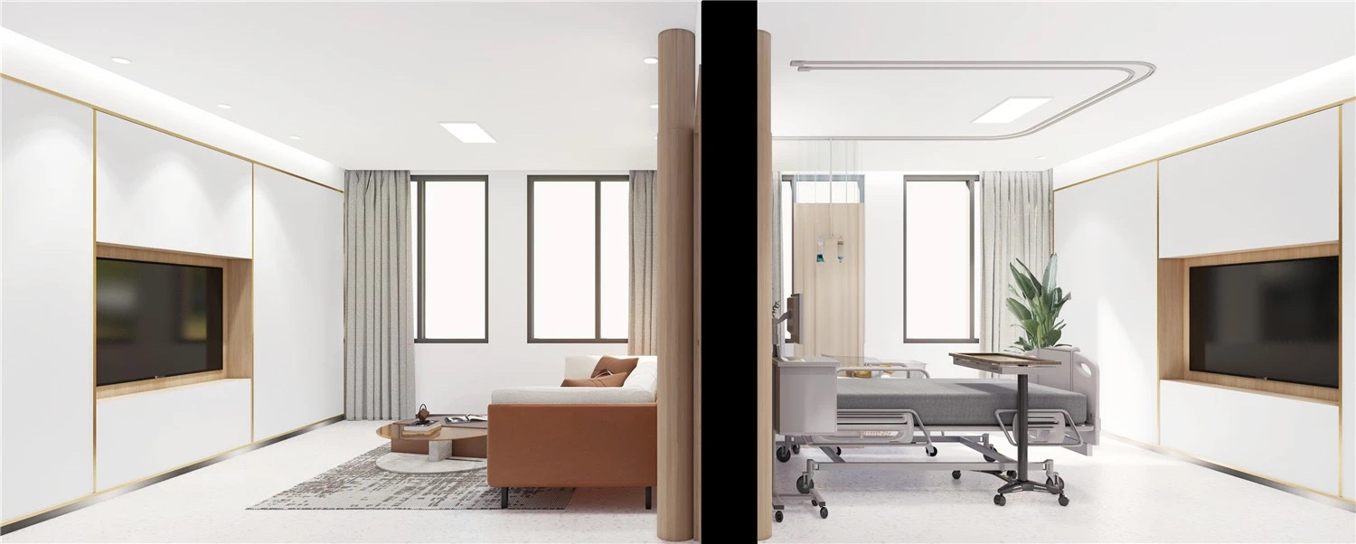 【醫(yī)院案例】婦產(chǎn)醫(yī)院這樣設(shè)計(jì),簡(jiǎn)而不失其華!(圖9) 【醫(yī)院案例】婦產(chǎn)醫(yī)院這樣設(shè)計(jì),簡(jiǎn)而不失其華!(圖9)