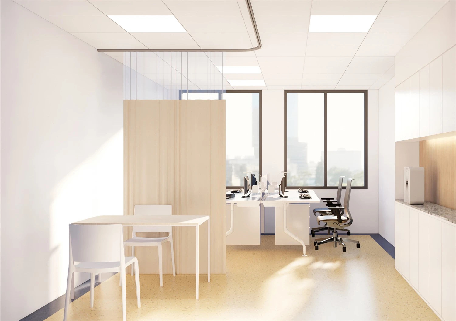 【醫(yī)院案例】婦產(chǎn)醫(yī)院這樣設(shè)計(jì),簡(jiǎn)而不失其華!(圖18) 【醫(yī)院案例】婦產(chǎn)醫(yī)院這樣設(shè)計(jì),簡(jiǎn)而不失其華!(圖18)